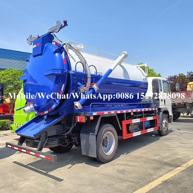 Camión de succión de aguas residuales de Howo (4) HOWO Sewage Suction Truck (4)