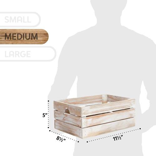 Kitchen Craft Natural Elements Paulownia Wood Storage Crate