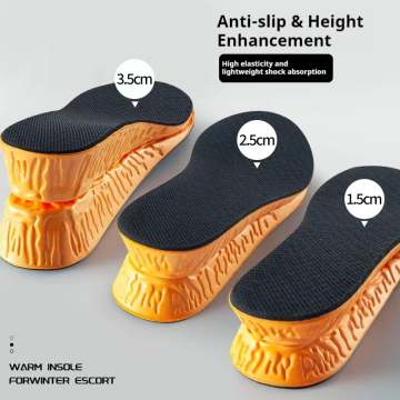Memory Foam Orthopedic Insoles for Height Increase - 1.5-3.5cm Boost