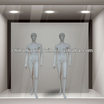 whole body shiny female mannequin body form