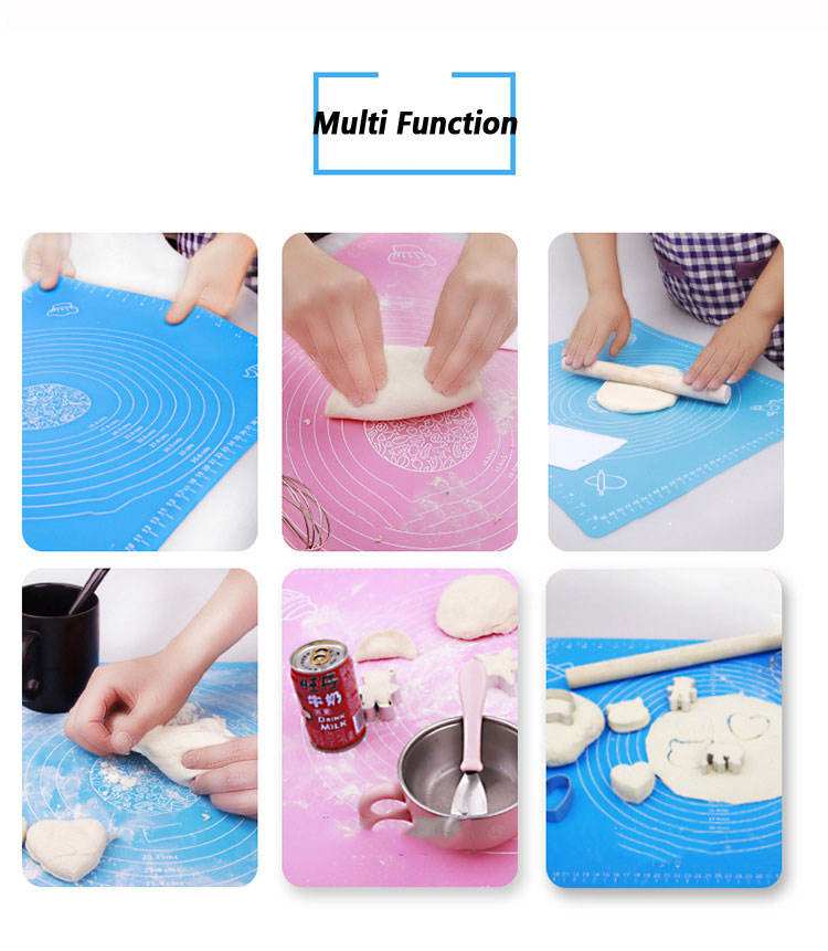 Pure Silicone Dough Kneading Mat With Scale