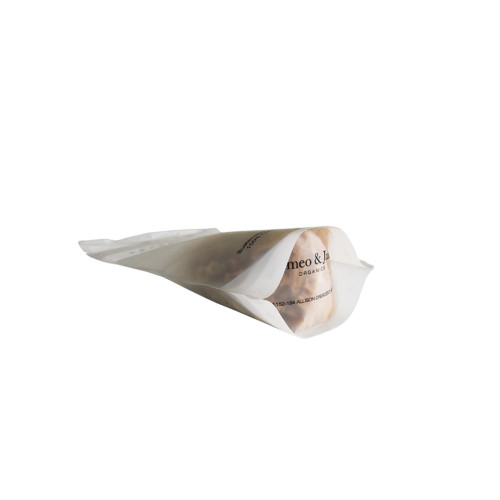 Hjemmekomponert matgrad Ziplock Compostable Stand Up Pouch