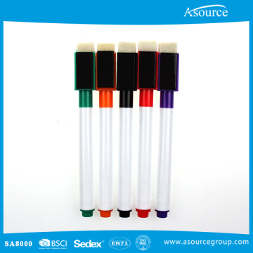 High Quality Whiteboard Marker Pen with Brush and Magnet