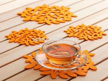 Laser Cutting Felt Cup Mat Felt Cup Pad