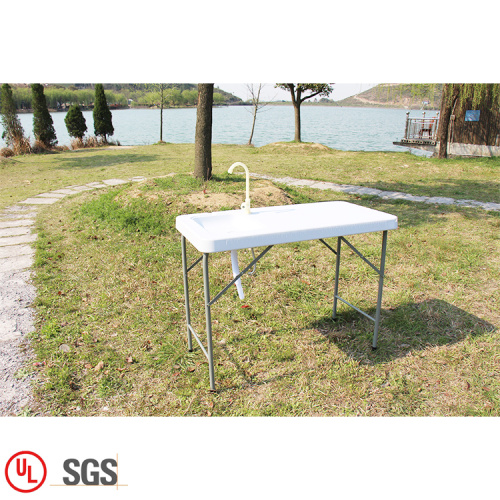 Superior Quality Folding / Foldable / Picnic Portable Plastic Fish Rectangular Table