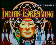 INDIAN DREAMING Aristocrat slot game board