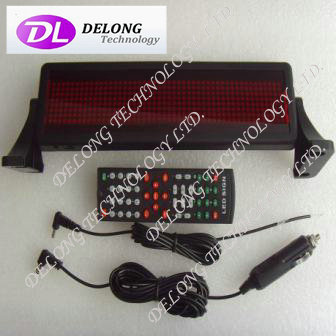 12V 8X48pixel P4.75mm scrolling message brake led sign,multi-language