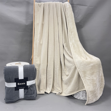 Double-Layer Pure Color Chenille Blanket