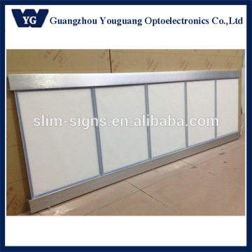 High quality cafe menu board panel, poster changeable menu board, restaurant chef menu board