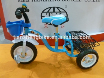 cheap kids metal tricycle with wagon