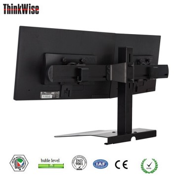 dual monitor arm free stand