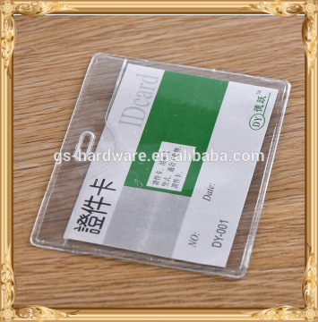 PVC Card Cover,clear plastic card wallet, clear plastic card JX-001