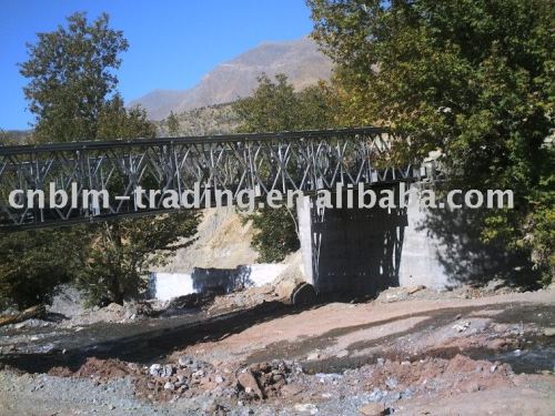 steel bridge and bridge template