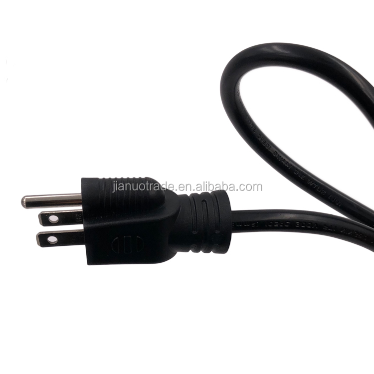 SJTW Cable 14AWG 5-15P Power Cable With U Type Terminal