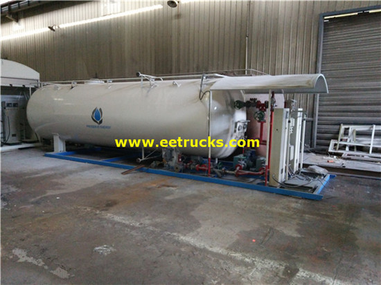 32cbm 12ton LPG غاز اسطوانة ملء النباتات