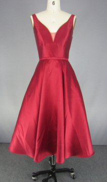 Red V Neck Prom Dresses for Women