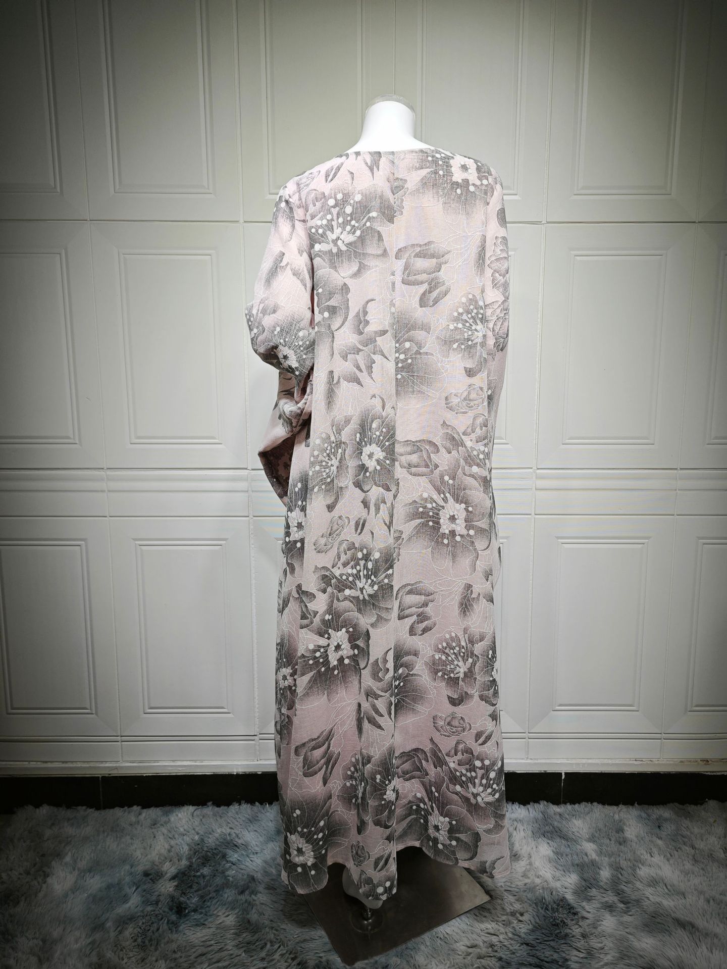 لباس پولک دار Jalabiya Abaya AB490 (17) Sequined Jalabiya Abaya Dress AB490 (17)