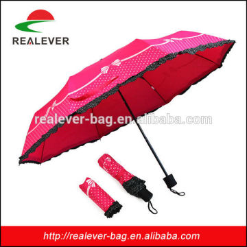 Flower decoration folding rain umbrella wholesale cheap umbrellas