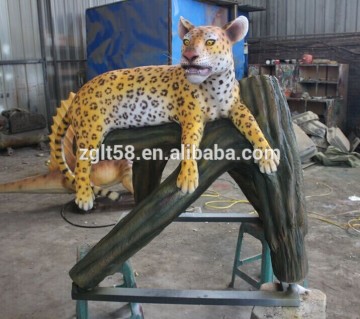 Fiberglass Life size Animal Statue leopard statue