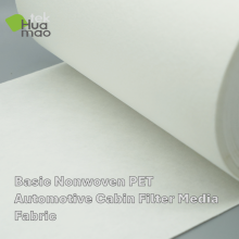 PET Nonwoven Basic Automotive Cabin Filter Media Fabric