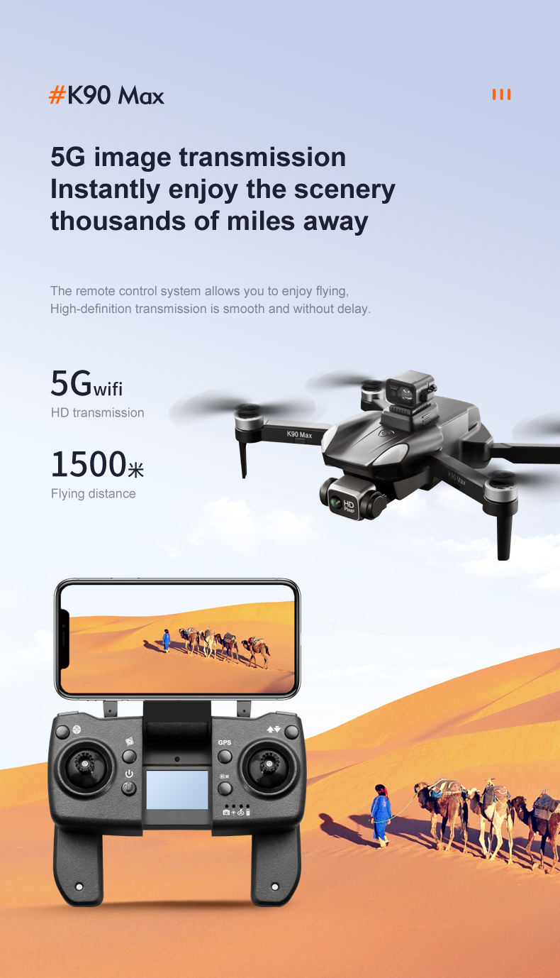 K90 Max K90 Max Drones 360 Degree Laser Obstacle Avoidance 4K HD Aerial Photography Quadcopter Brushless Helicopter UAV