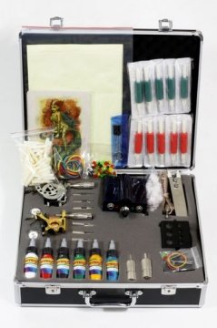 2 Gun Complete Beginner Tattoo Kit