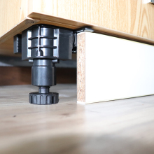 ABS Plastic Adjustable Feet for Kitchen Cabinet Support Legs - VASE Fold Cabinet Legs