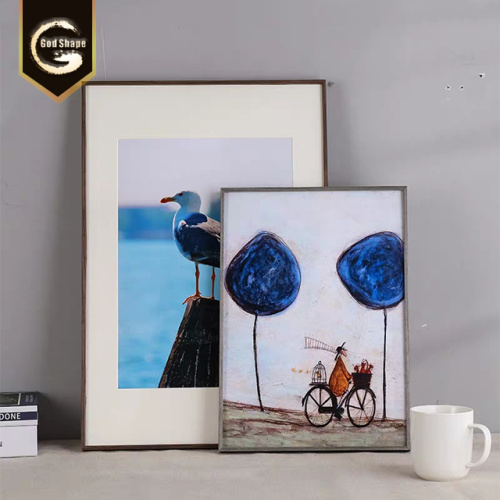 Slim Colorful Brushed Aluminum Picture Frame Poster Frame