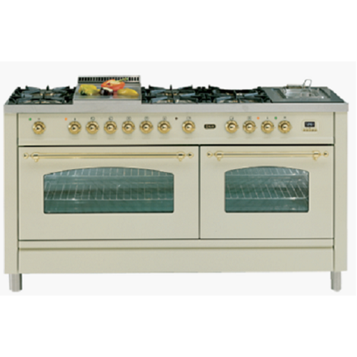 100 cm dubbele elektrische oven 6 brander