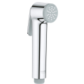 Silver ABS plastic portable bidet sprayer for bathroom