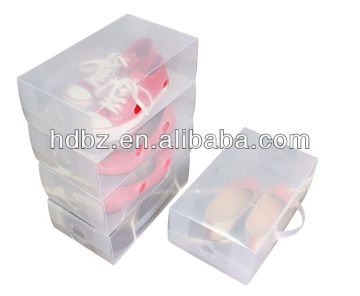 shanghai fashion pretty plastic shoe box