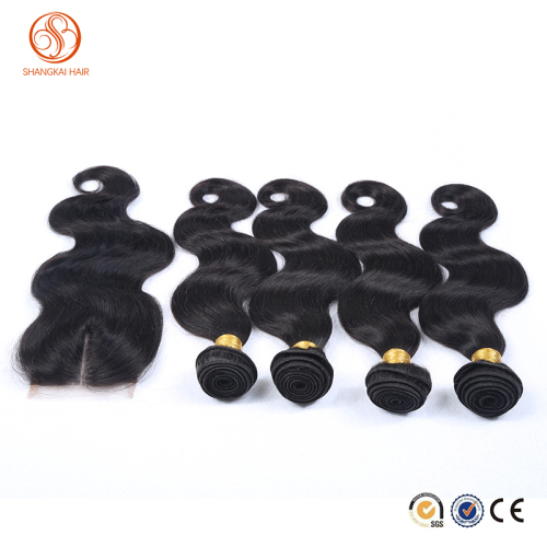 7A virgin burmese hair bundles with closure wholesale