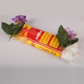 400g white pillar fluted candles wax candel