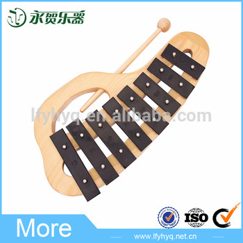 Handmade wooden toy xylophone, metal Xylophone