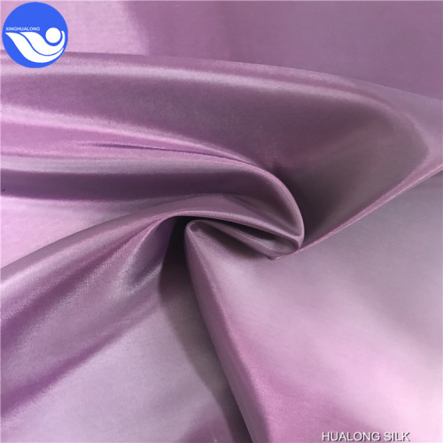 Soft Smooth Polyester Silk Taffeta Use For Garments