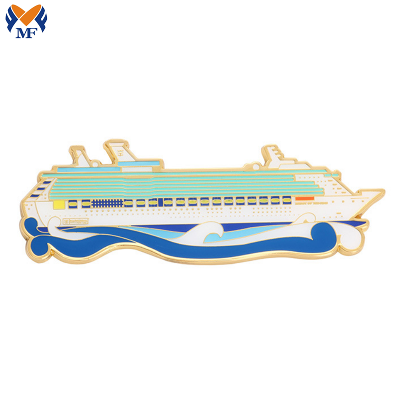 Steamship Pin Badge