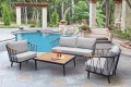 Thiết kế mới Rattan Sofa Wicker Nội thất ngoài trời