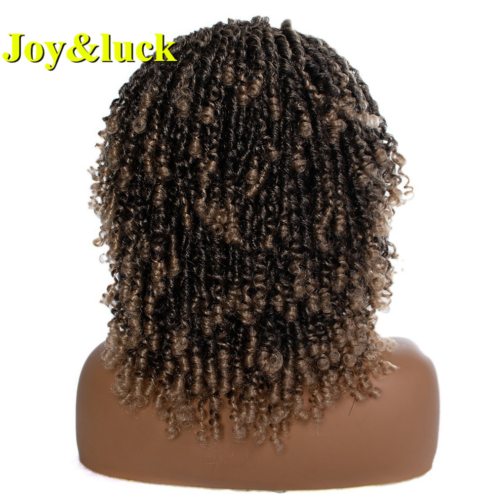 Ladies Black Hairband Scarf Wig for Black Women Wholesale Head Band Short Ombre Brown Braided Headband Wig Synthetic Hair Wigs