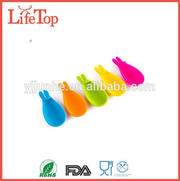 Rabbit Silicone Teabag Holder and Resting Caddy Set