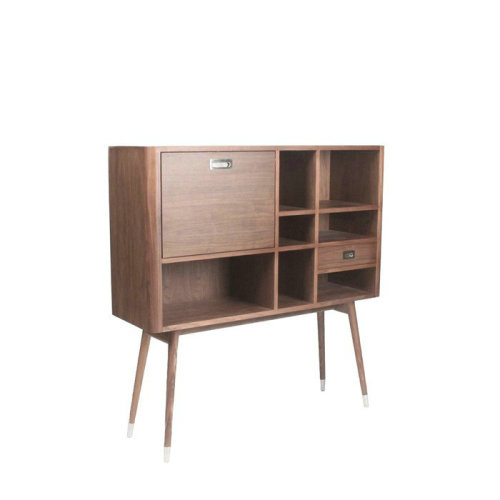 Elory Modern retro upprättstående Credenza -skänk