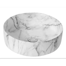 Popular Marble Stone and Ceramic Wash Basin for Bathroom
