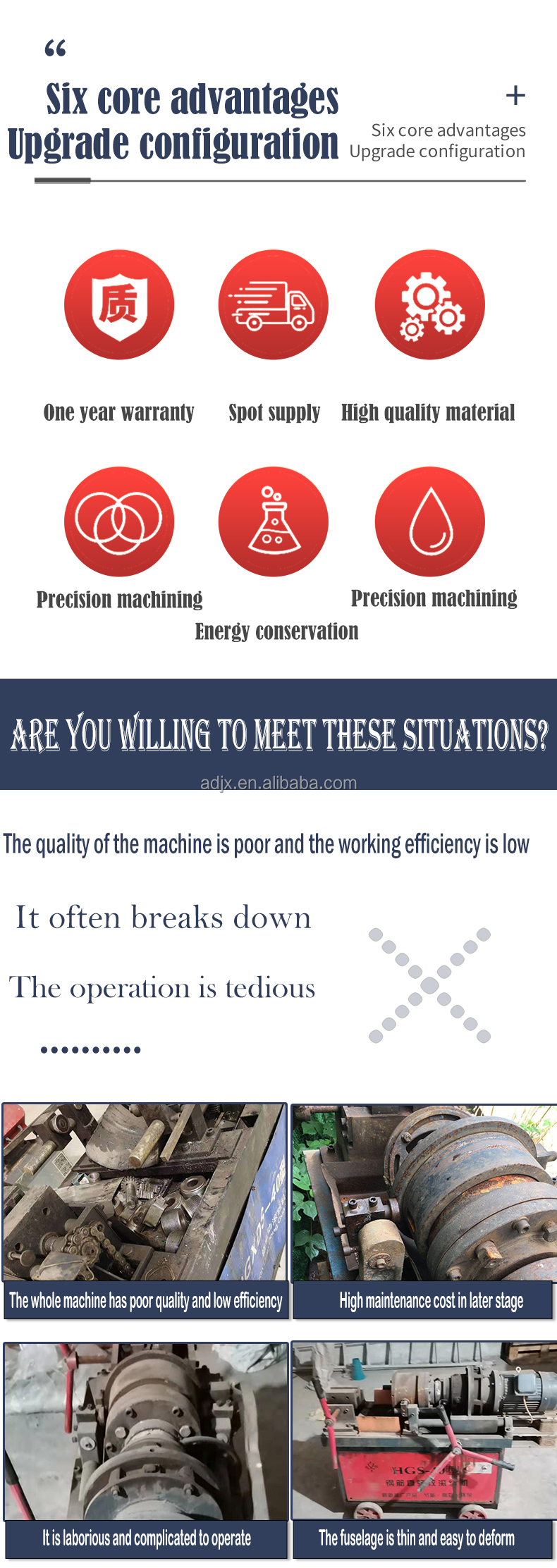 Steel Rib Peeling Parallel Thread Rolling Machine Screw Thread Rolling Machine