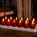 Electric Flameless Tealight Candle Tea Lights With Timer