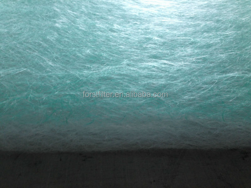 Glass Fiber Mats Glass Fiber Filter Paint Stop Filter 1" / 2" / 3" / 4" Spray Booth Floor Filter Fiberglass