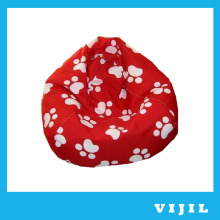 Printed cotton Canvas bean bag sitting