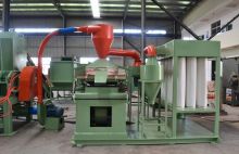 High Shear Copper Cable Granulator , Copper And Plastic Separator