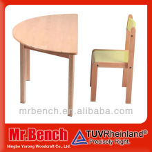 Solid wood children study table and chair set