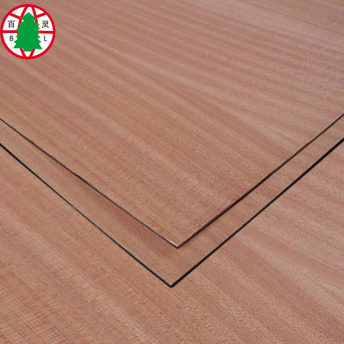 panneau de MDF de placage de sapele 18mm pour l&#39;usage de meubles