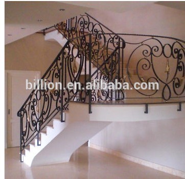 iron handrails with panels