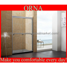 Sliding framing simple shower door